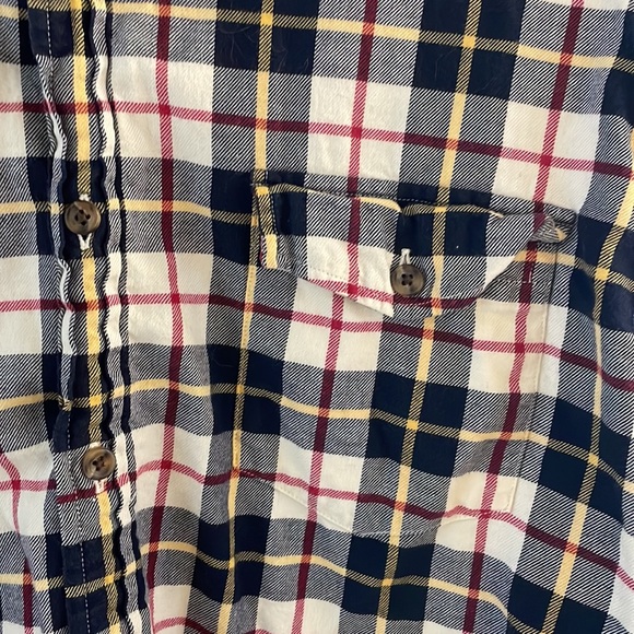 J. Crew Slim Brushed Twill Plaid Button Down Long Sleeve Shirt L - Picture 3 of 4